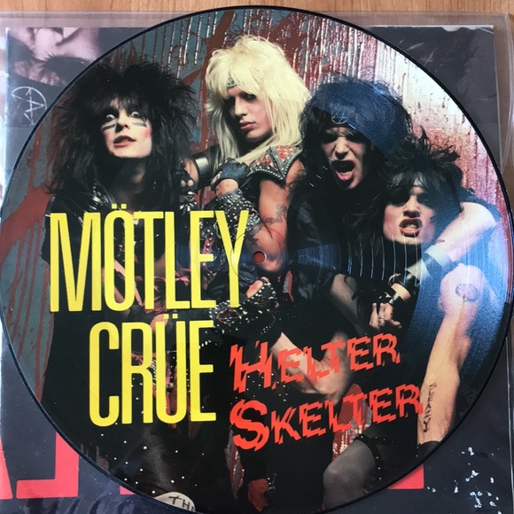1984 Motley Crüe Picture Disc and door poster - Picture 1 of 10